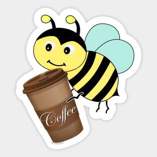 Coffee Bee Sticker